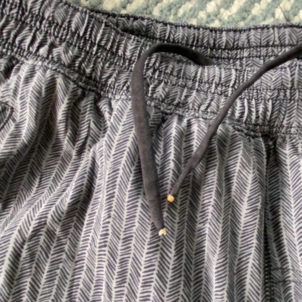 Lululemon Pace Breaker Lined Shorts Mens Large Gray Bleached Herringbone Multi